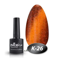 Гель лак Nice кошачий глаз К - 26